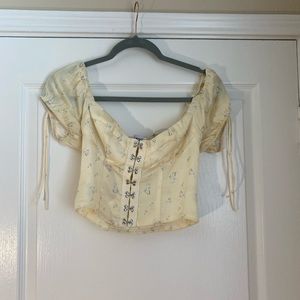 Princess Polly Patterned Corset Top